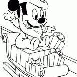 Mickey Mouse con regalos