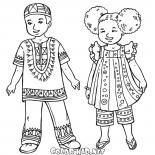 Niños africanos