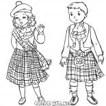 Niños escoceses
